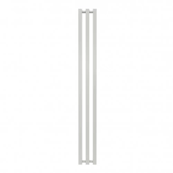 Radiateur à eau chaude mural – Kolona SP 35 blanc - 1500 x 175 mm – 3 tubes – 322 W – Fixations incluses
