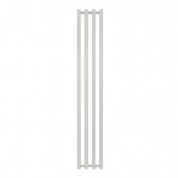Radiateur à eau chaude mural – Kolona SP 35 blanc - 1500 x 245 mm – 4 tubes – 430 W – Fixations incluses