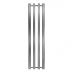 Radiateur à eau chaude mural – KOLONA SP 35 CHROME - 1000 x 245 mm - 4 tubes - 223 W