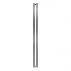 Radiateur eau chaude mural – KOLONA SP 35 INOX POLI - 1200 x 105 mm - 2 tubes - 127 W