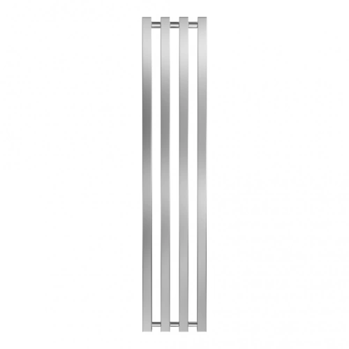 Radiateur à eau chaude mural – KOLONA SP 35 INOX POLI - 1200 x 245 mm - 4 tubes - 256 W