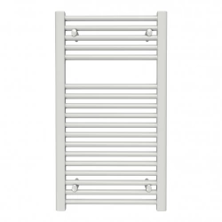 Sèche-serviette eau chaude mural vertical – SCALA N BLANC - 800 x 450 mm - 18 tubes - 342 W