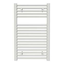 Sèche-serviette eau chaude mural vertical – SCALA N BLANC - 800 x 500 mm - 18 tubes - 381 W