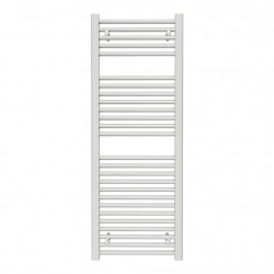 Sèche-serviette eau chaude mural – SCALA N BLANC - 1200 x 450 mm - 26 tubes - 499 W