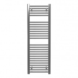 Sèche-serviette eau chaude mural vertical – SCALA N CHROME - 1200 x 400 mm - 26 tubes - 461 W