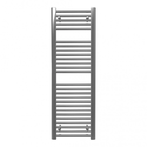 Sèche-serviette eau chaude mural vertical – SCALA N CHROME - 1200 x 400 mm - 26 tubes - 461 W
