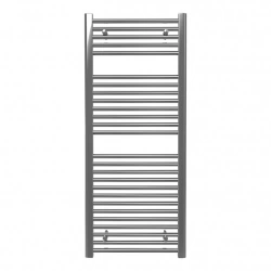 Sèche-serviette eau chaude mural – SCALA N CHROME - 1200 x 500 mm - 26 tubes - 546 W