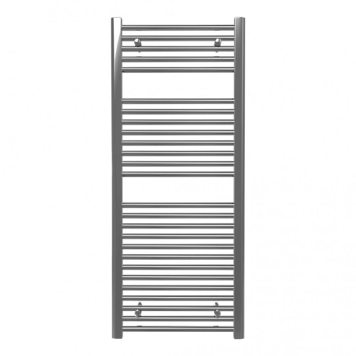 Sèche-serviette eau chaude mural – SCALA N CHROME - 1200 x 500 mm - 26 tubes - 546 W