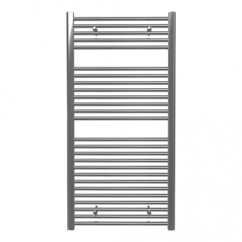 Sèche-serviette eau chaude mural – SCALA N CHROME - 1200 x 600 mm - 26 tubes - 649 W