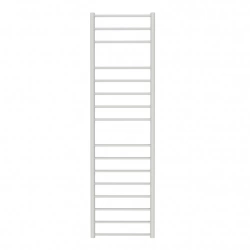 Sèche-serviette eau chaude mural – SUNIT CHROME - 1743 x 500 mm - 16 tubes - 386 W