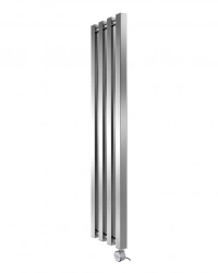 Radiateur électrique mural – KOLONA SP35 chrome – 1500 x 245 mm – 4 tubes – 322 W