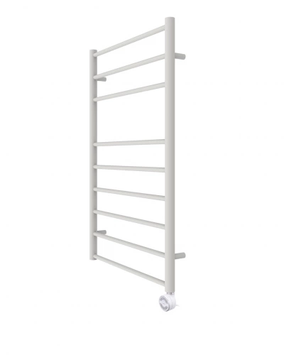 Sèche-serviettes électrique mural – SUNIT blanc – 943 x 500 mm – 9 tubes – 200 W