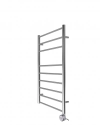 Sèche-serviettes électrique mural – SUNIT chrome – 943 x 500 mm – 9 tubes – 200 W