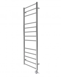 Sèche-serviettes électrique mural – SUNIT chrome – 1443 x 500 mm – 13 tubes – 300 W