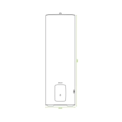 Chauffe-eau électrique CANGAR vertical sur socle 300L - ACI Hybride