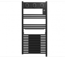 Radiateur sèche-serviettes MARAPI tactile souffllant anthracite 1500W