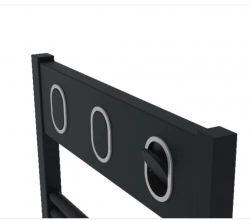 Radiateur sèche-serviettes MARAPI tactile souffllant anthracite 1500W