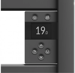 Radiateur sèche-serviettes KELUD SLIM VENTILO anthracite 1500W