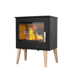Poêle à bois USKO 8.7KW en fonte - étanche - eco design