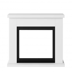Habillage de cheminée pour Powerflame modèle Frode – Blanc pur