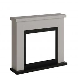Habillage de cheminée pour Powerflame modèle Frode – Beige clair