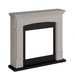 Habillage de cheminée pour Powerflame modèle Helmi – Beige clair