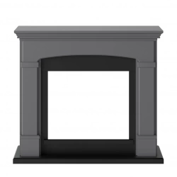 Habillage de cheminée pour Powerflame modèle Helmi – Gris uni