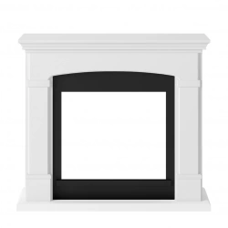Habillage de cheminée pour Powerflame modèle Helmi – Blanc pur