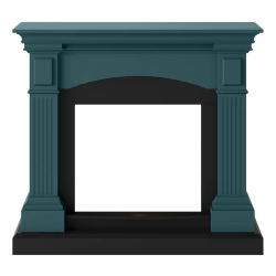 Habillage de cheminée pour Powerflame modèle Magna – Turquoise doux