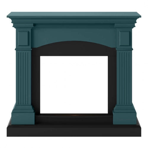 Habillage de cheminée pour Powerflame modèle Magna – Turquoise doux