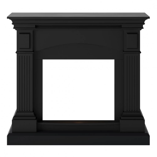 Habillage cheminée - Magna - MDF - Noir profond - Compatible inserts PowerFlame 1 et 2