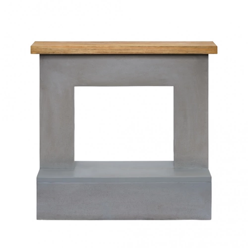 Habillage de cheminée – modèle ROLF – gris - compatible PowerFlame, PowerFlame 2, ZenFlame et FreeFlame