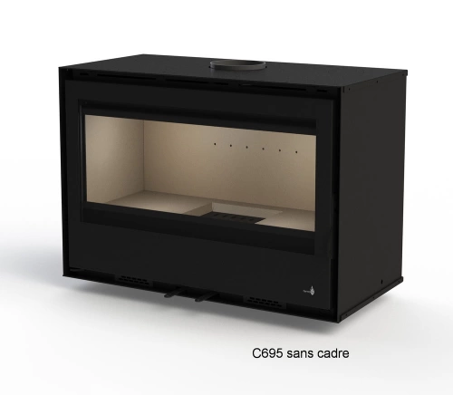 Insert Ecodesign LAGOS-C-695 - 7.3KW + Ventilation - 696 x 545 x 440 mm